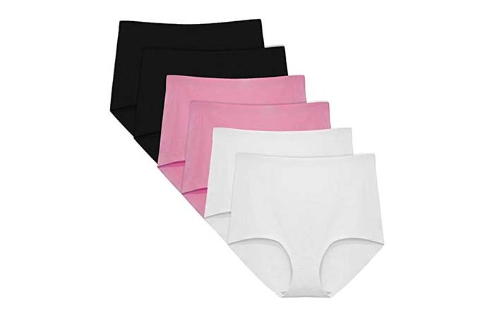 Fall Sweet No Show High Waist Briefs Underwear (Pack of 6 )