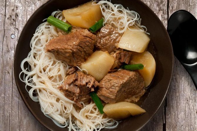 Chinese brisket and turnip stew recipe