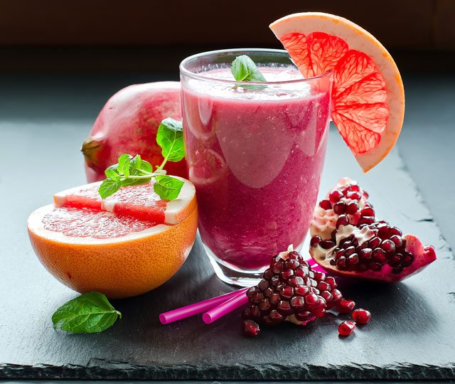 pomegranate smoothie