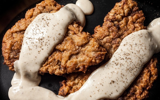Chicken Fried Steak recipe with Cream Gravy