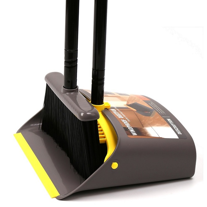 best broom with standing dustpan