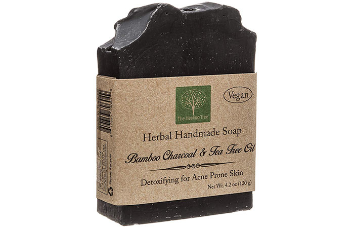 The Healing Tree Bamboo Charcoal & Tea Tree Oil Herbal Handmade Soap