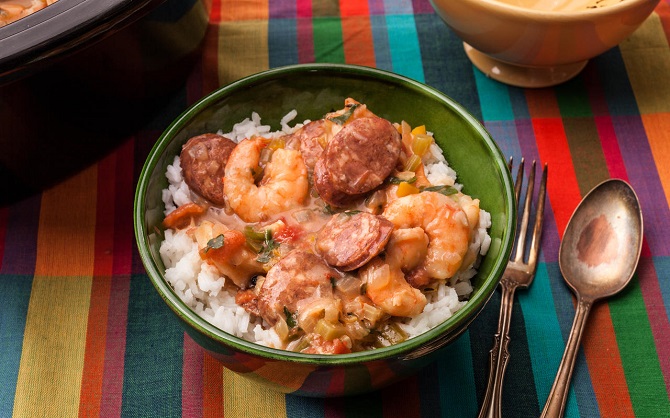 Easy Slow Cooker Shrimp Gumbo recipe