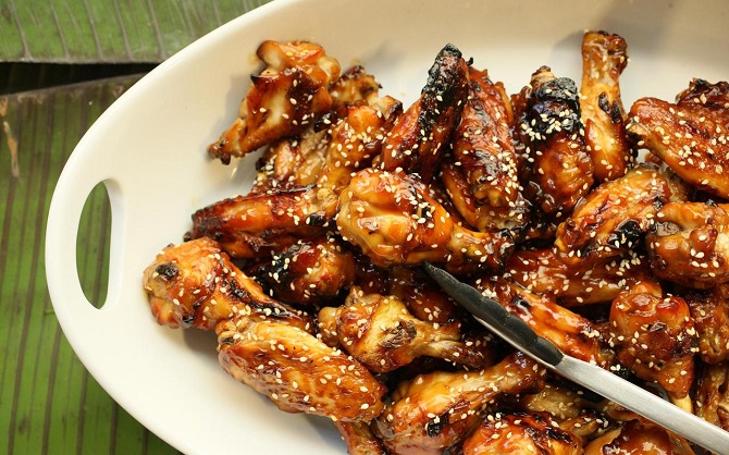 Soy Glazed Chicken Wings recipe