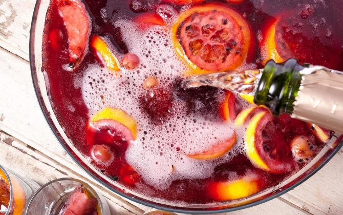 grilled summer sangria