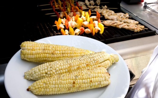 grilled corn