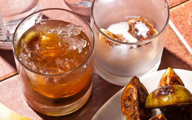 Grilled Caipirinha