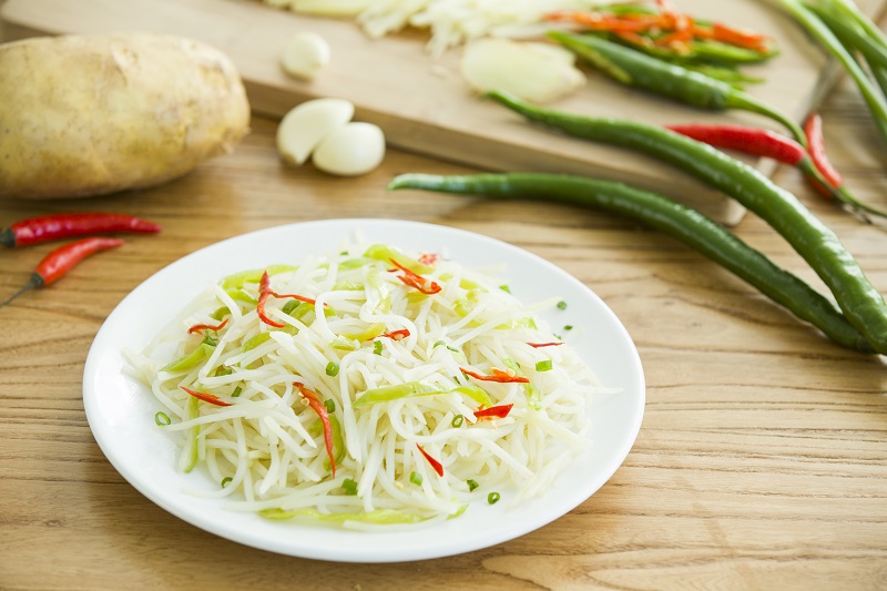 Chinese potato salad potato stir fry Beijing