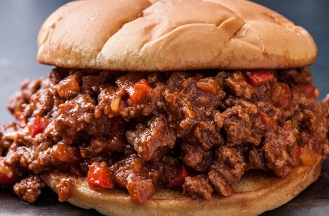 easy homemade Sloppy Joes