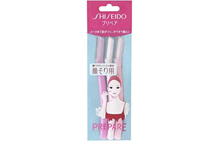SHISEIDO Prepare 3 Piece Facial Razor