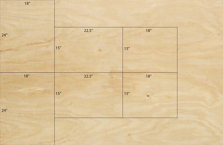 Prepare the wood pieces | DIY Toy Storage Box You Can Make With Your Kids
