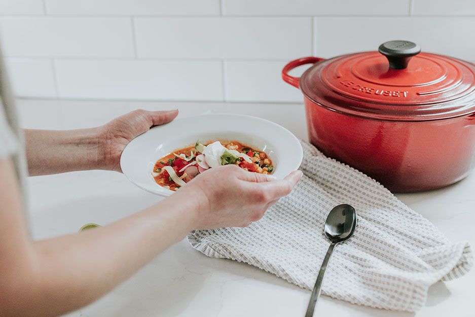 Soup's on.