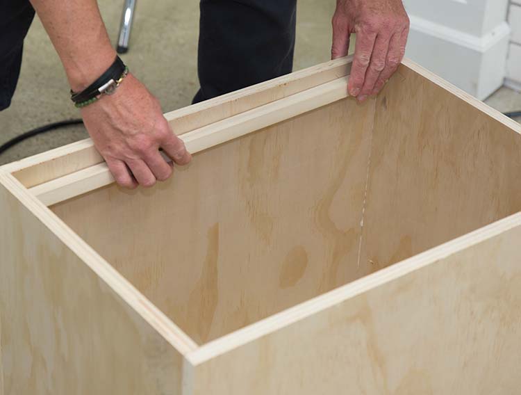 Put on the Furring Strips | DIY Toy Storage Box You Can Make With Your Kids