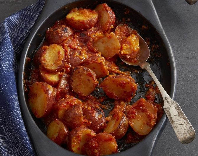 spicy Malaysian potato casserole recipe