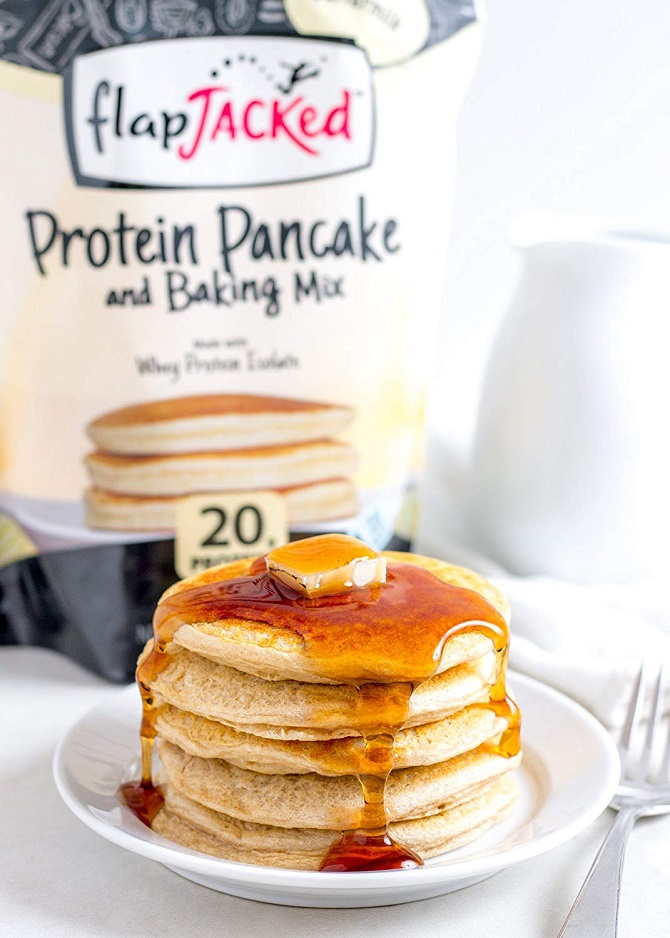 FlapJacked protein pancake mix on Amazon