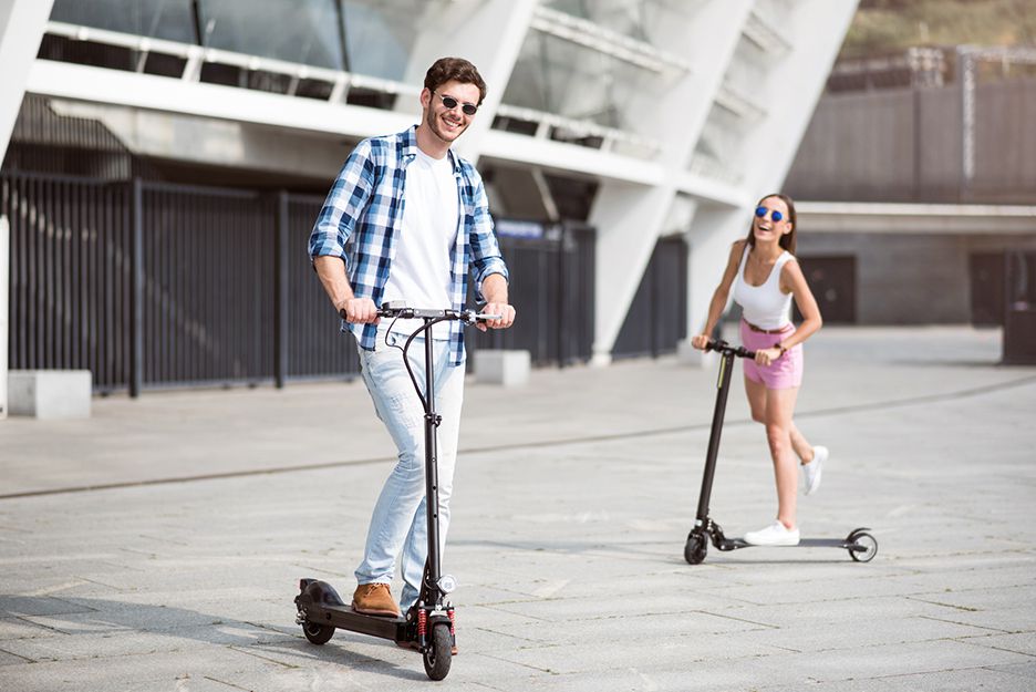 Foldable electric scooters for commuters and city dwellers