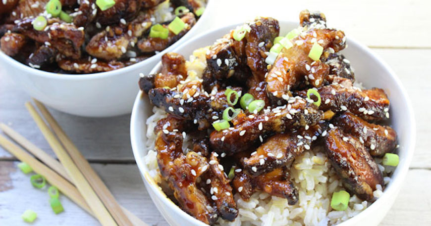 crispy shiitake mushrooms