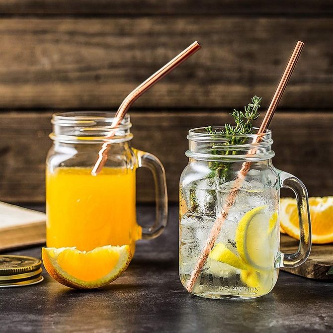 best reusable straws (silicone straws, metal straws, glass straws, bamboo straws)