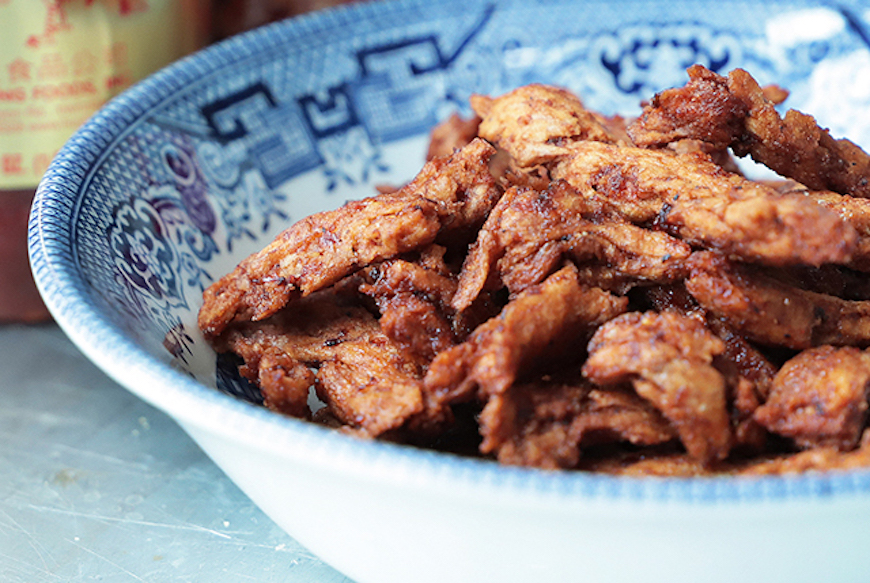 air fryer soy vegan jerky