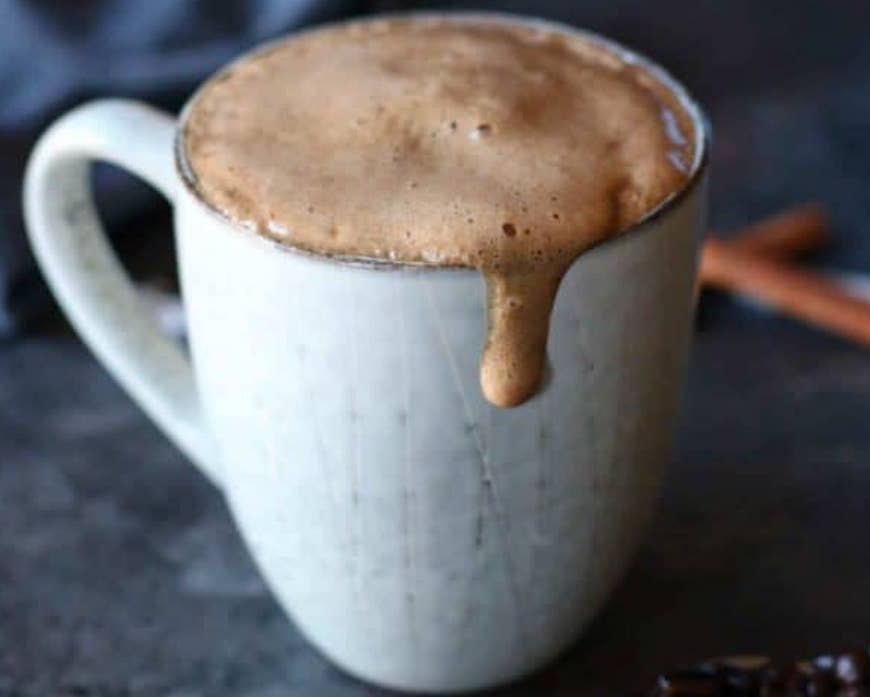 coconut cinnamon latte