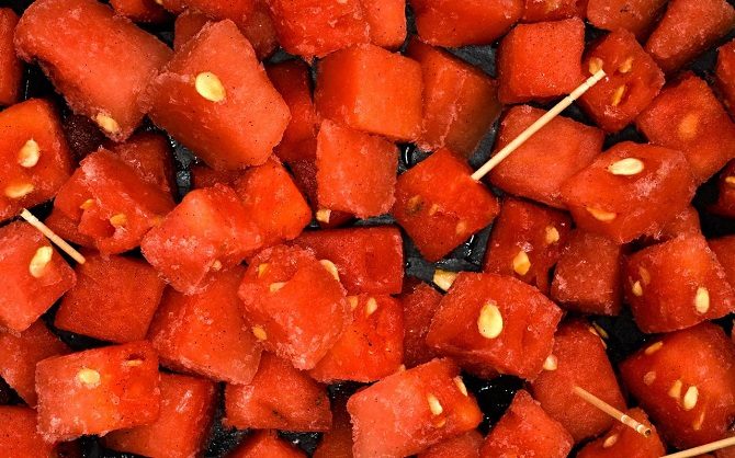 Easy Drunken Watermelon Pops recipe