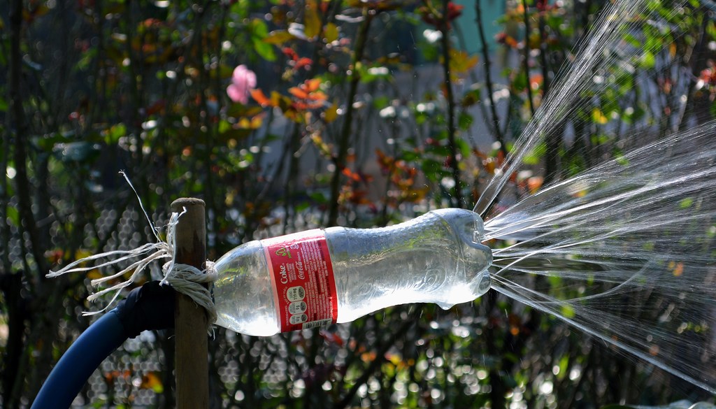 Mexican Water Sprinkler | Upcycle Your Plastic Bottles With These DIY Projects To Save The Earth | clear plastic bottles