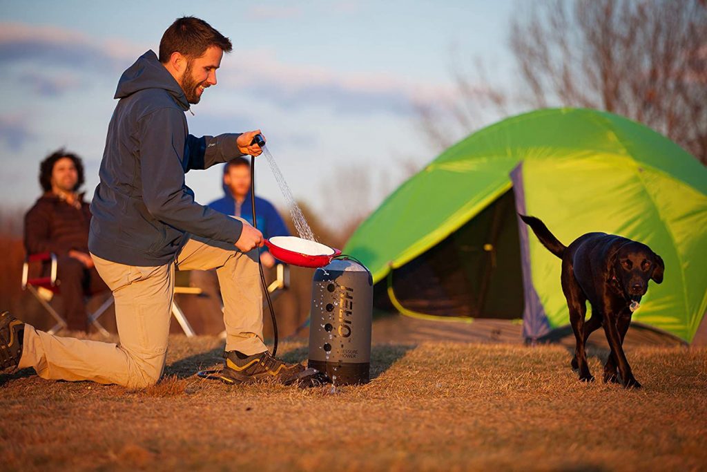 Shower wherever you are.