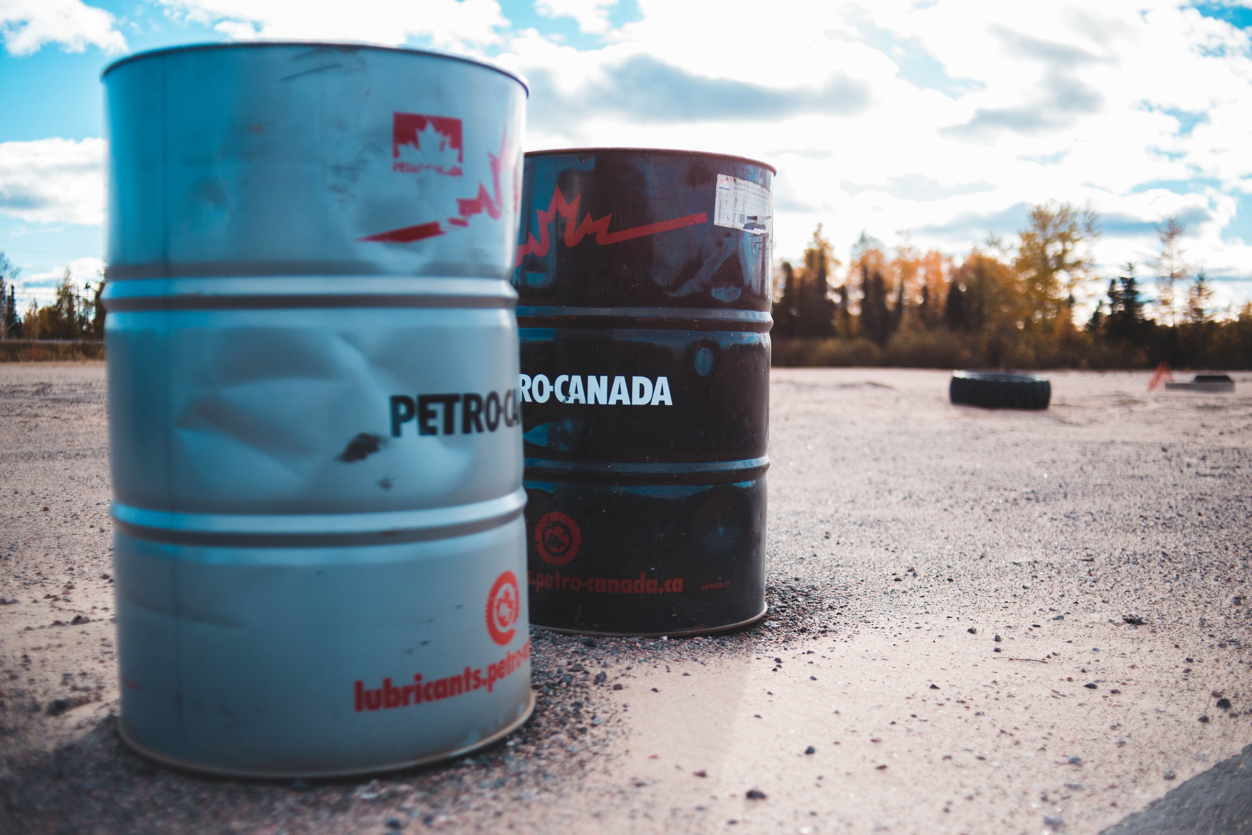 Oil barrels were at negative prices