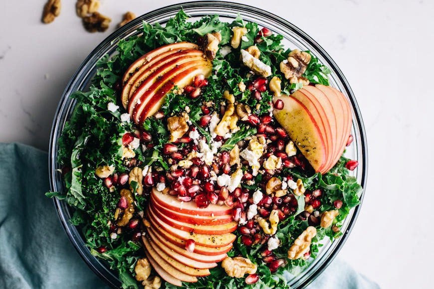 apple walnut thanksgiving salad