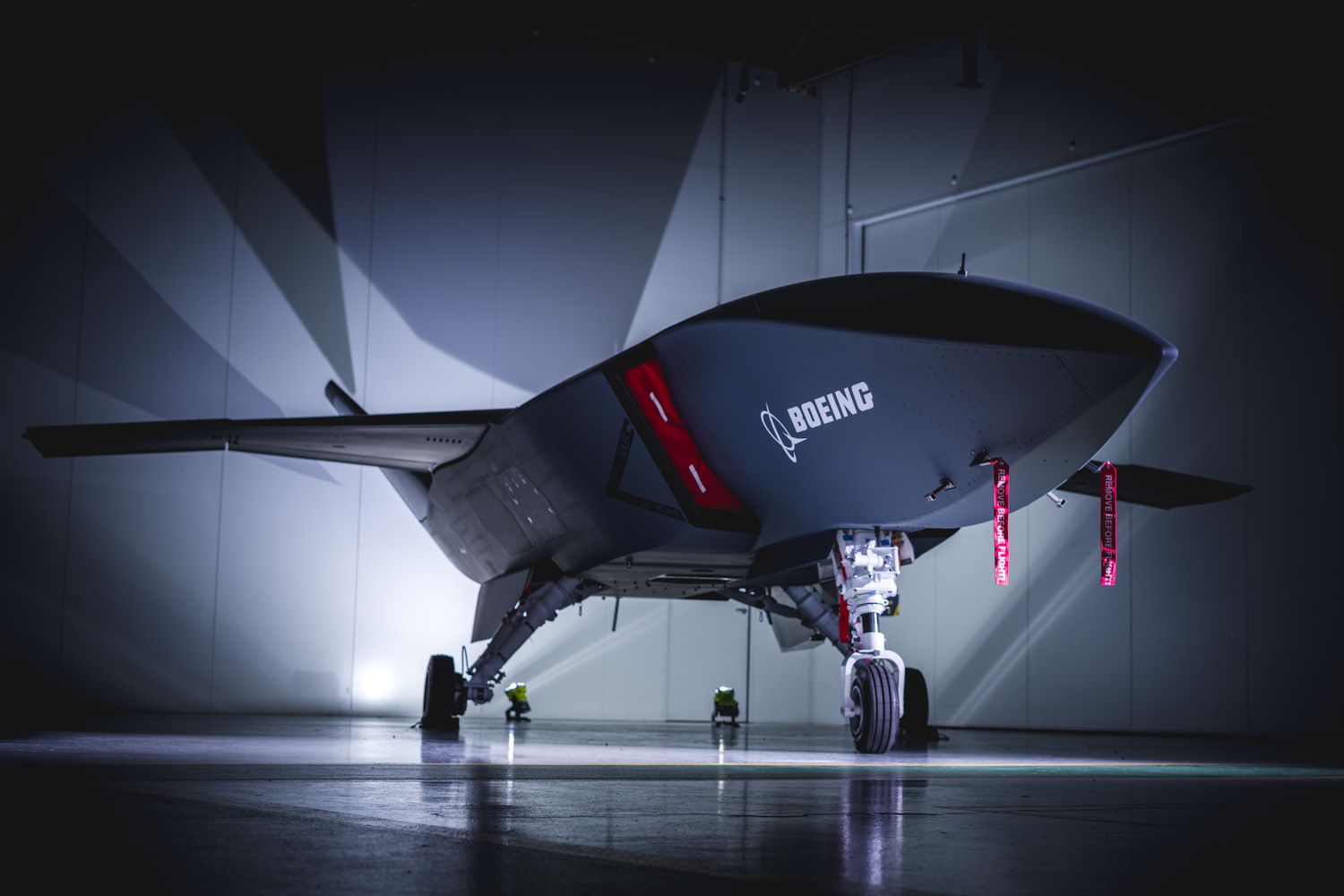 The first finished "Loyal Wingman" prototype.