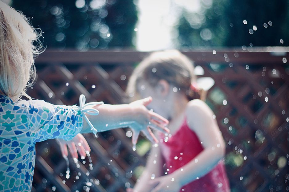 A great backyard cool-down.