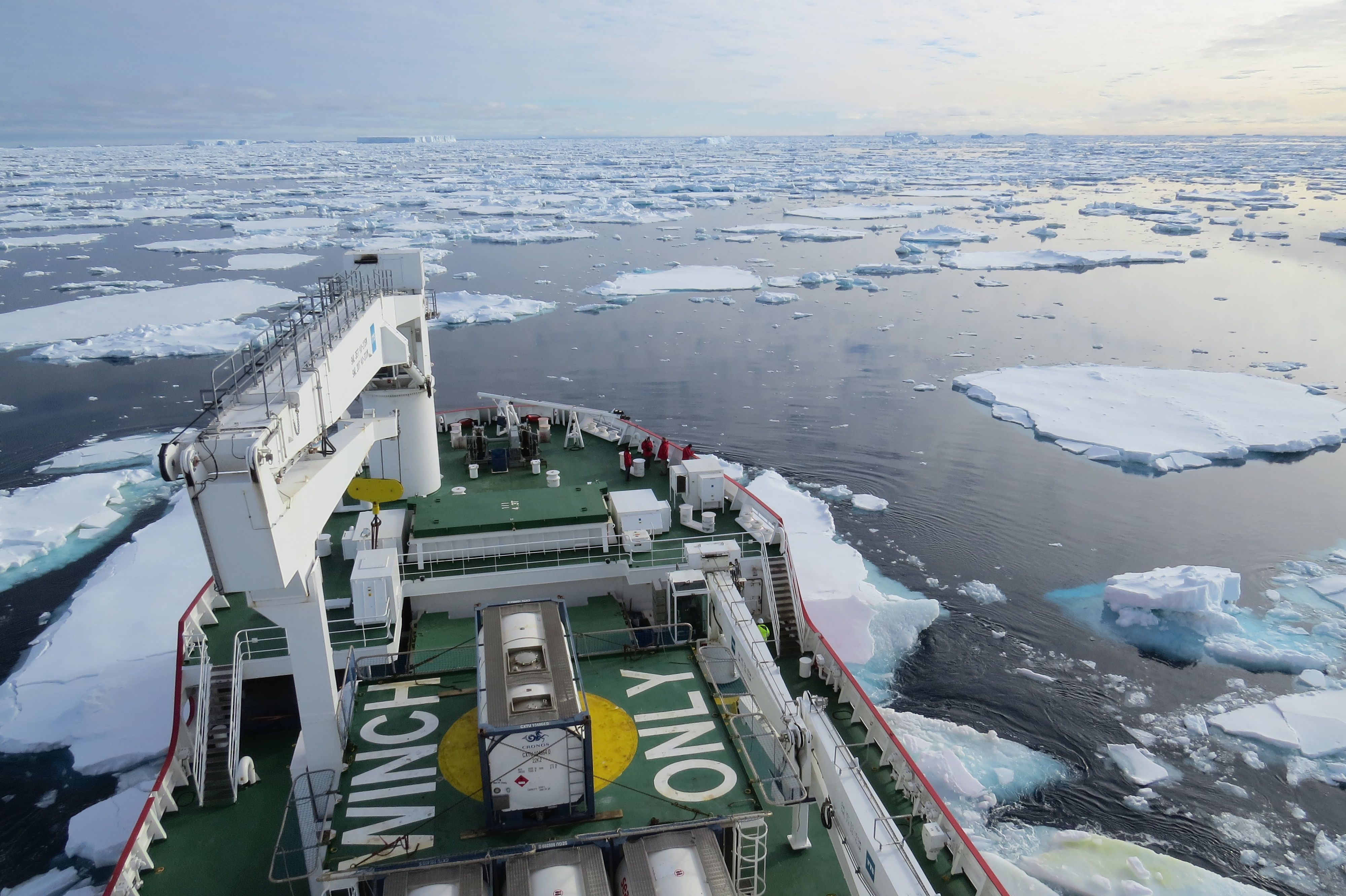 The Agulhas II, the ship used to image the ridges