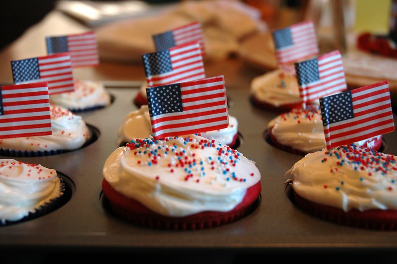 patriotic cupcakes