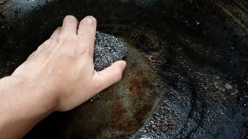 Cast Iron Griddle Take Off the Rust