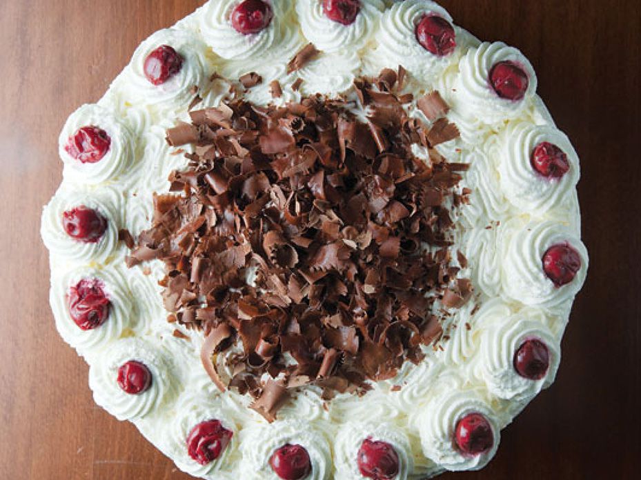 <a href="https://www.saveur.com/article/Recipes/black-forest-cake">Schwarzw&auml;lder Kirschtorte (Black Forest Cake)</a>