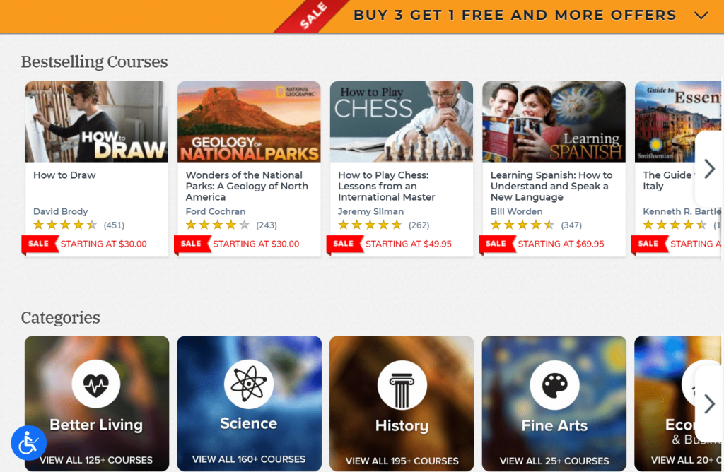 great courses review catalog