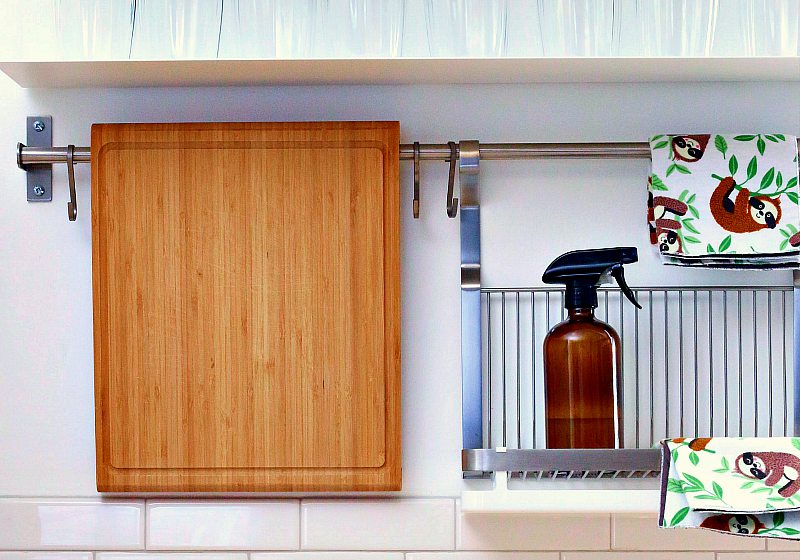 cleaning spray on the kitchen shelf | How To Make Your Own All Purpose Cleaner That Actually Works | diy multi purpose cleaner