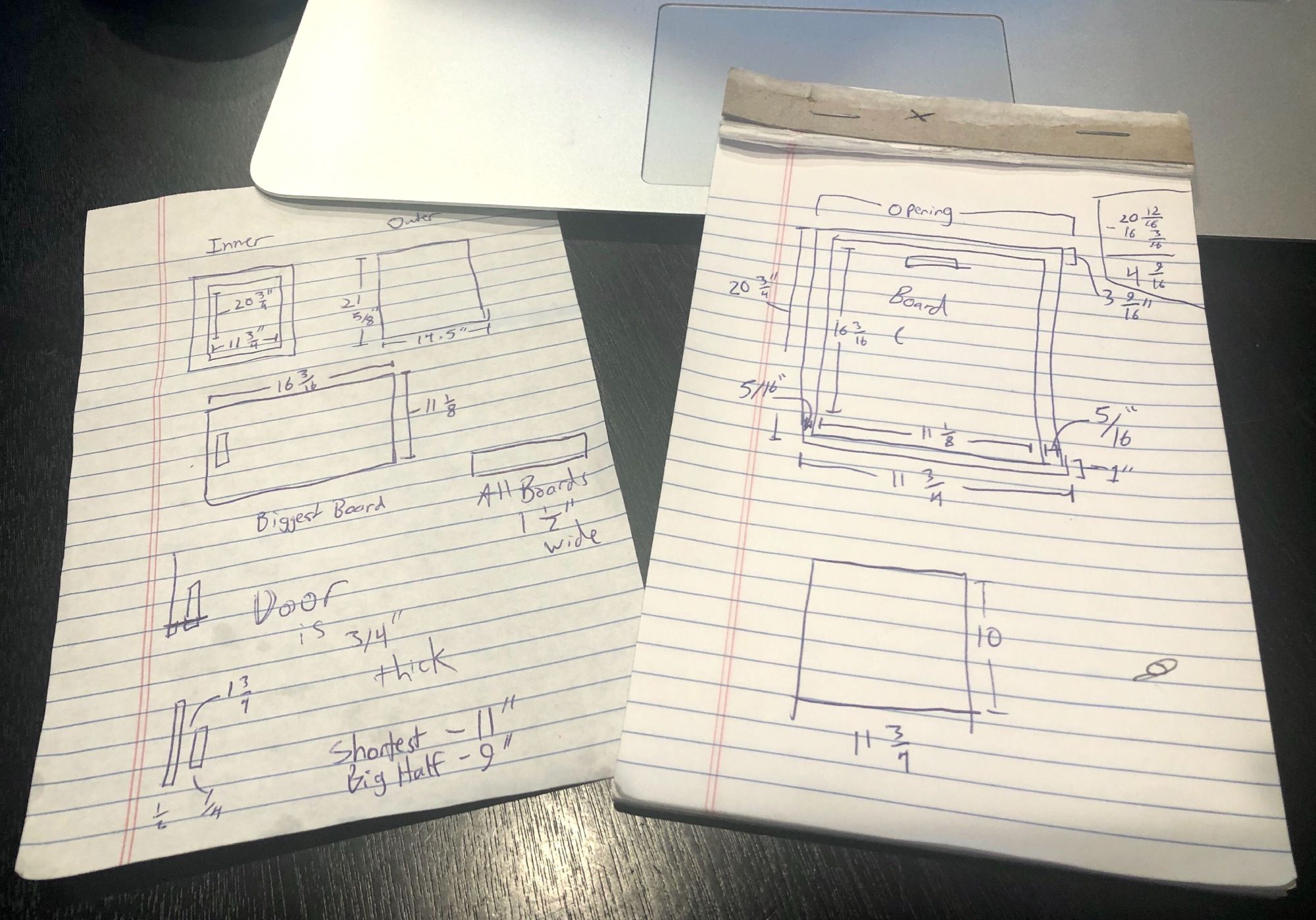 I did a lot of planning for this project.