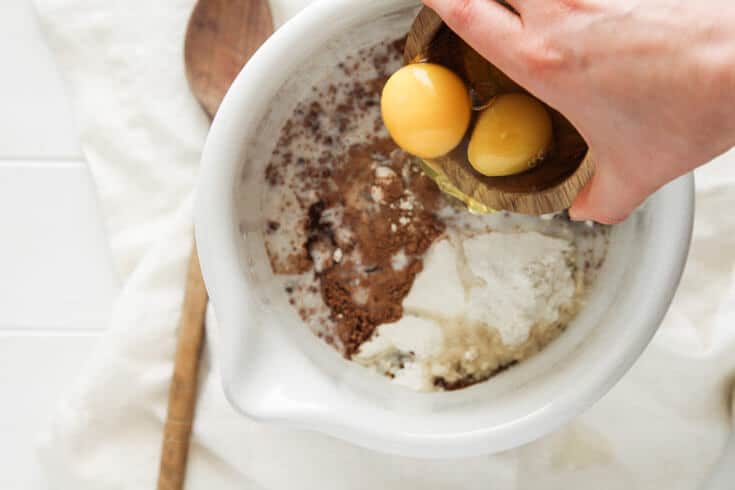 Gluten-free chocolate cake step 1 - Dr. Axe