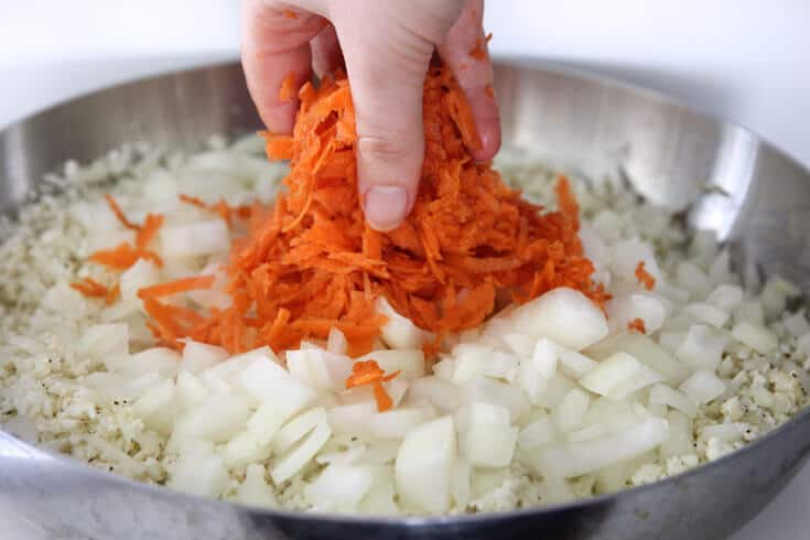 Cauliflower fried rice step 2 - Dr. Axe