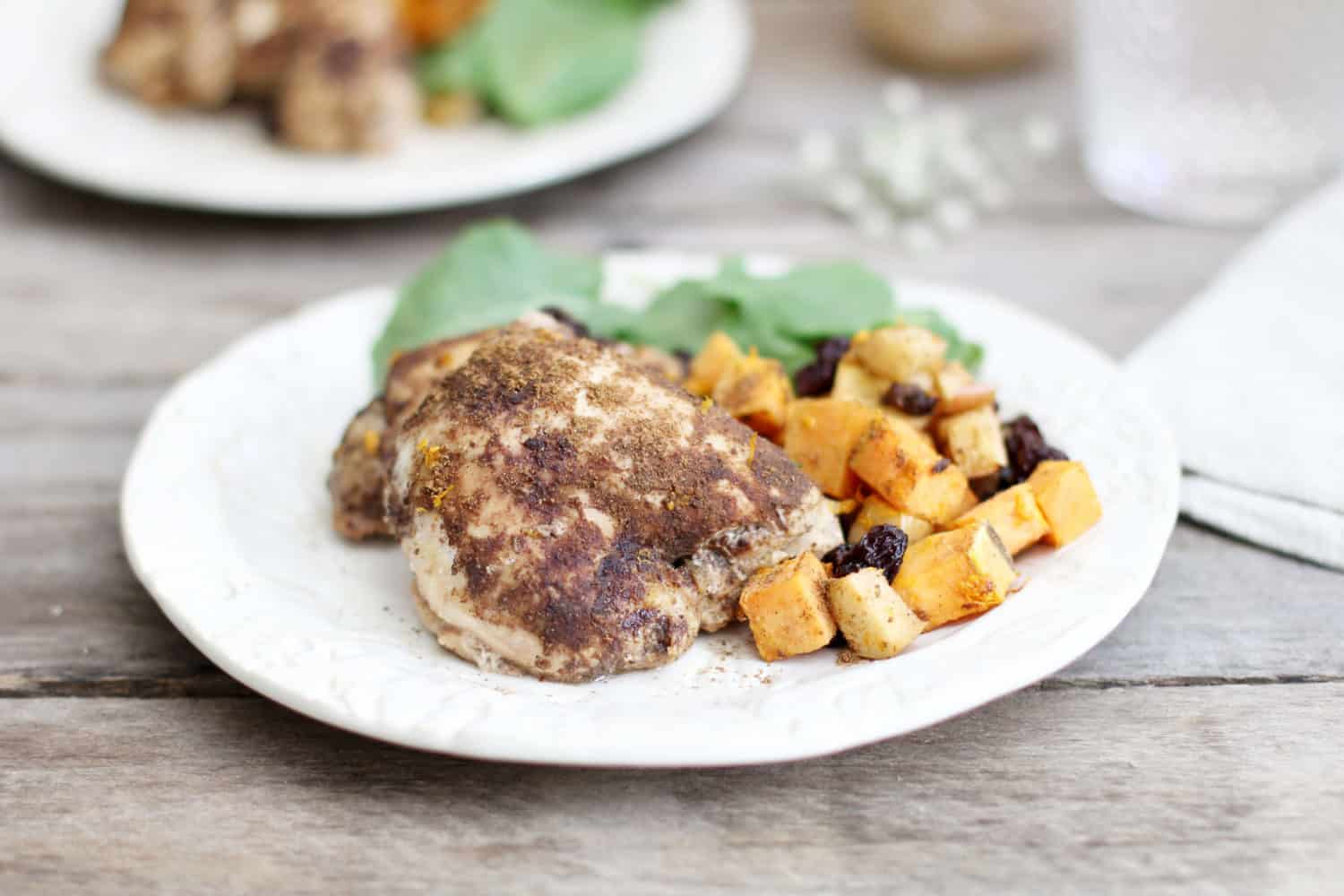 Baked chicken thighs recipe - Dr. Axe