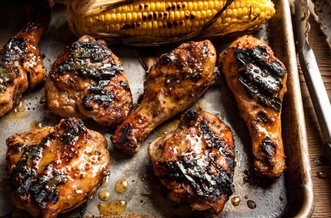 Maple Mustard BBQ Chicken recipe