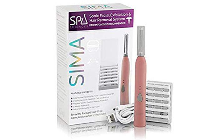 Spa Sciences Sonic Facial Exfoliation and Hair Removal System