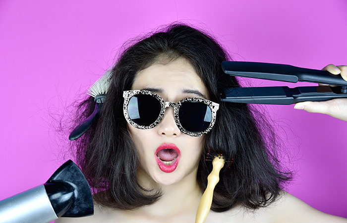 Overusing Heat-Styling Tools