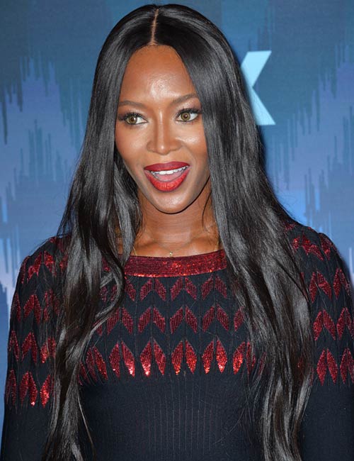 Long Hair With Middle Parting