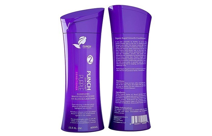 Punch Skincare Purple Conditioner.