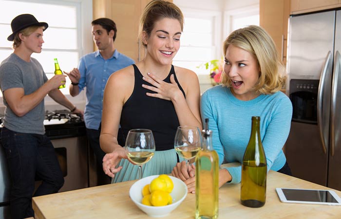 11. Do Not Allow Your Other Friends To Tease You About Him