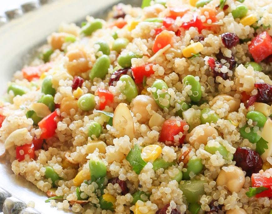 edamame quinoa salad