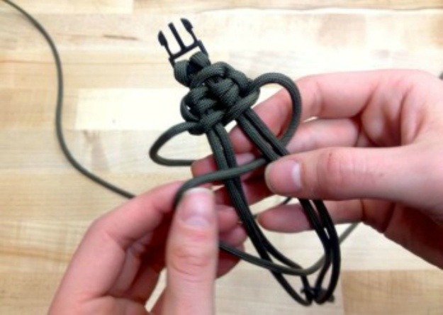 Repeat step 5 | How To Make A Paracord Bracelet: Blaze Bar Quick Deploy | how to make a paracord bracelet | easy paracord bracelet instructions