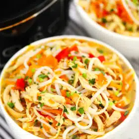Slow Cooker Asian Chicken Noodle Soup